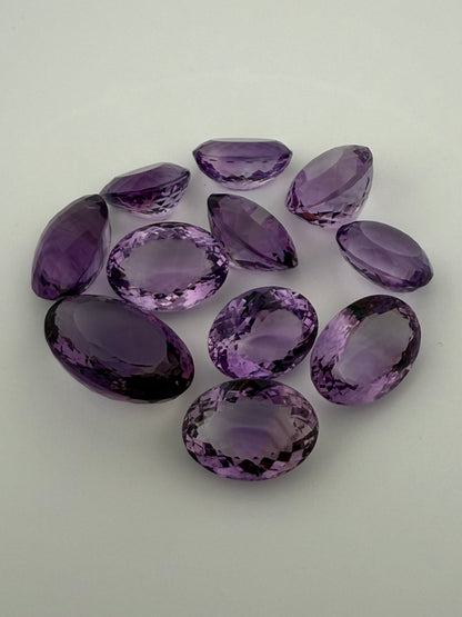 Amethyst Oval Cut Gemstone (Reduces Stress and Balances Emotions) 💜✨