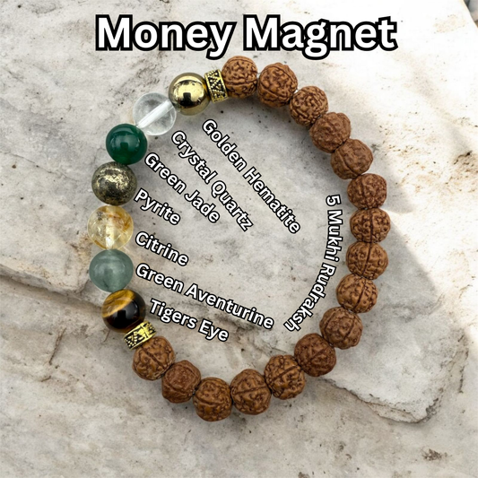 Money Magnet Rudraksha Bracelet