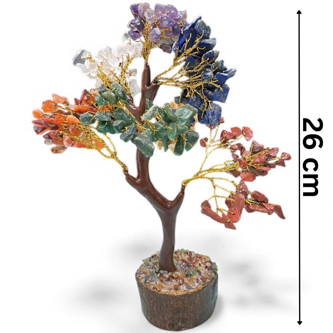 7 Chakra Natural Stone Tree