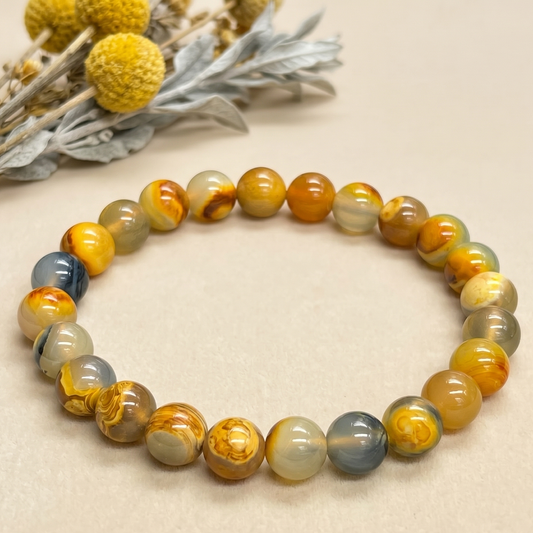 Yellow Sulemani Bracelet (Protection and Grounding)