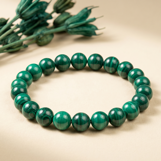 Malachite Bracelet (Transformation and Protection)