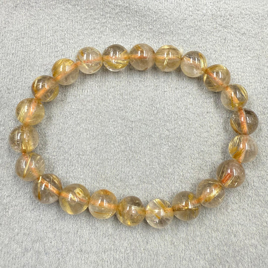 Golden Rutile Quartz 8mm