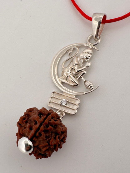 Hanuman Ji Sterling Silver Locket