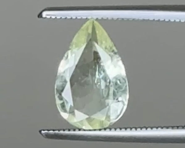 Natural Greenish Yellow Beryl 7.02 x 10.60 mm 1.59 Carat