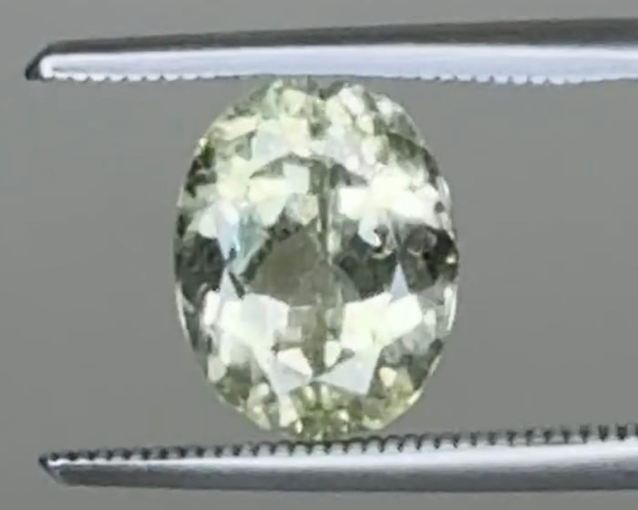 Natural Greenish Yellow Beryl 7.71 x 9.94 mm 2.87 Carat
