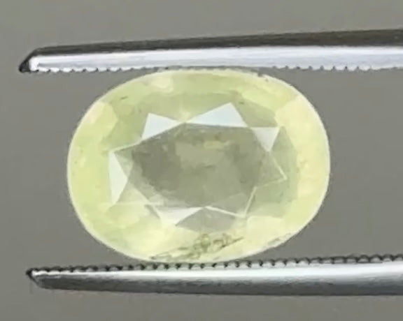 Natural Yellow Beryl 10.98 x 8.12 mm 3.34 Carat