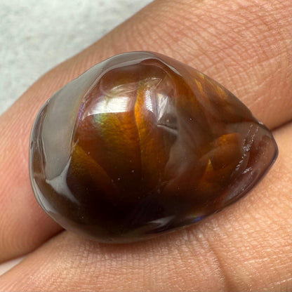 Natural Fire agate Gemstone 19.35 ct