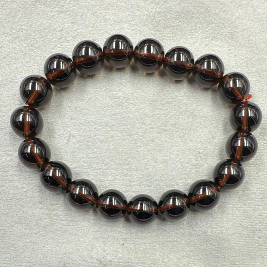 Natural Smoky Quartz Bracelet 10mm