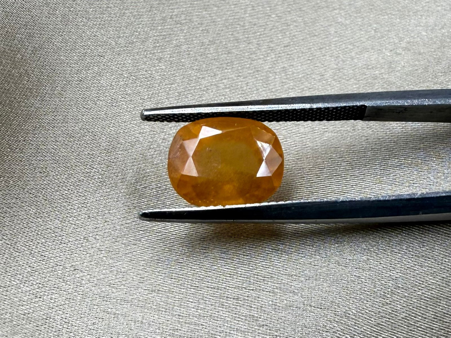 Hessonite garnet (Gomed)  Oval Cut Stone 4.81 carat