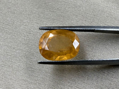 Hessonite garnet (Gomed)  Oval Cut Stone 9.05 carat