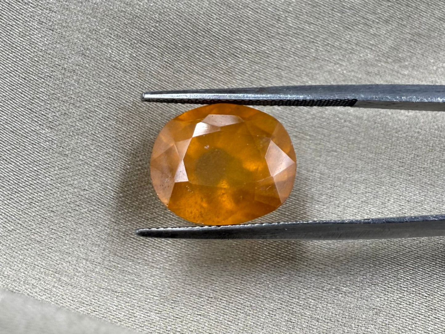 Hessonite garnet (Gomed)  Oval Cut Stone 10.05 carat
