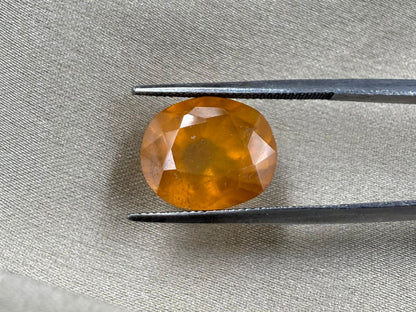 Hessonite garnet (Gomed)  Oval Cut Stone 10.05 carat