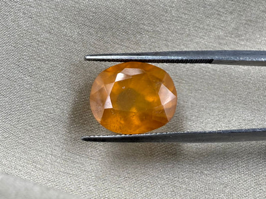 Hessonite garnet (Gomed)  Oval Cut Stone 10.05 carat