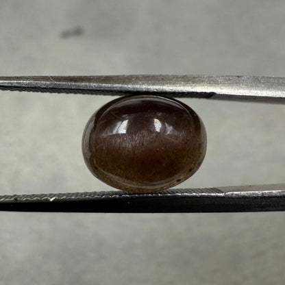 Natural Silliminate Cats Eye 4.14 ct oval cabochon cut