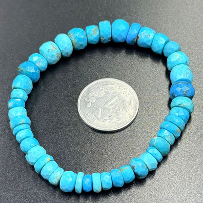 Turquoise Flat Rondelle Beads – Protection & Healing for Jewellery Making