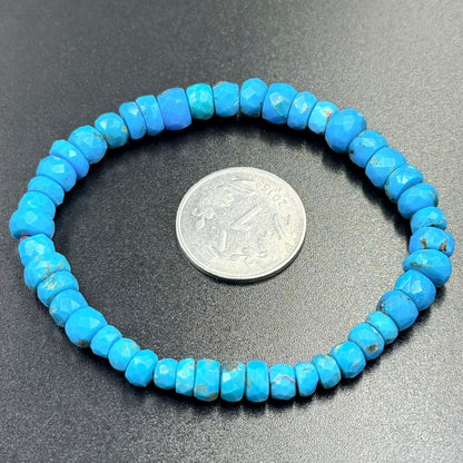 Turquoise Flat Rondelle Beads – Protection & Healing for Jewellery Making