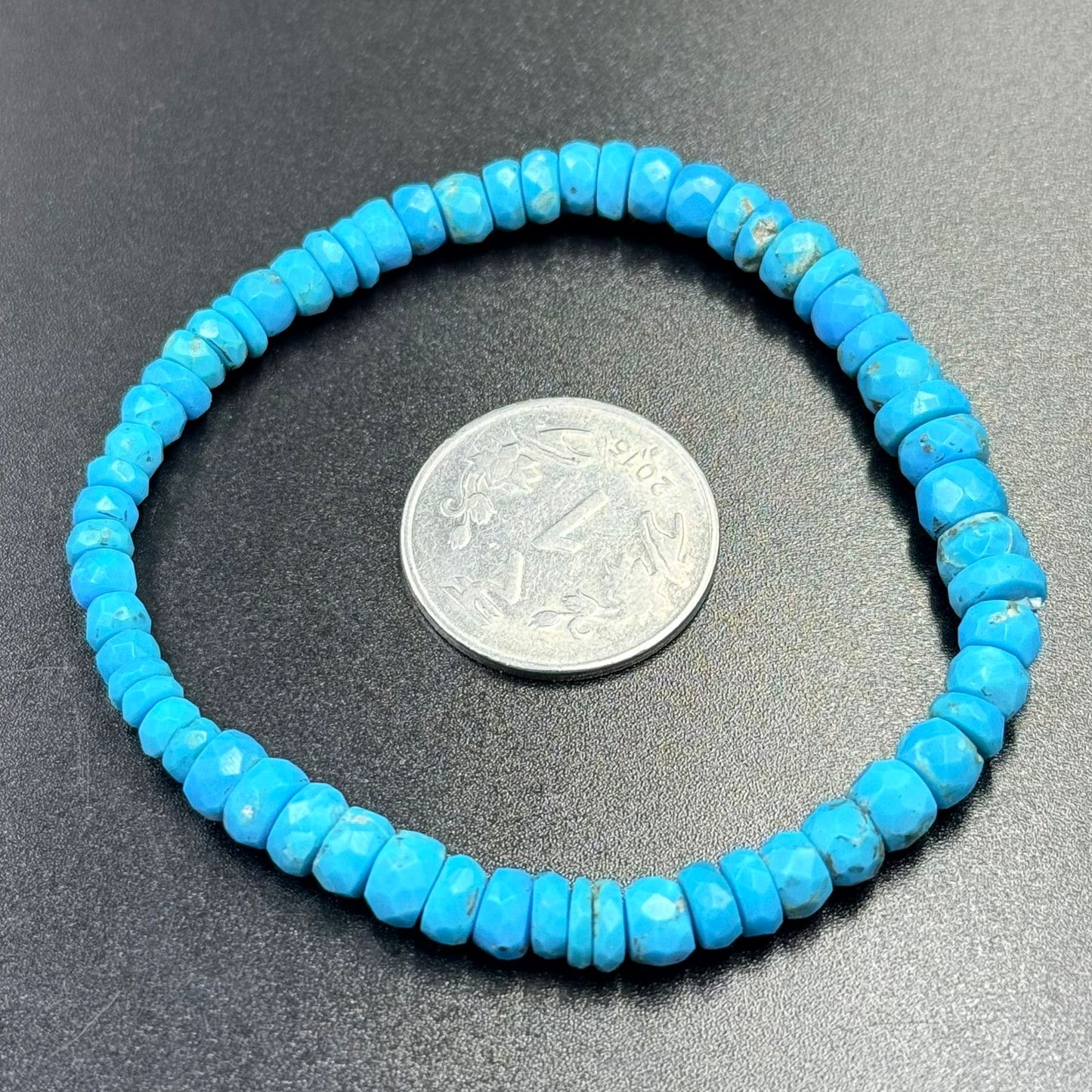 Turquoise Flat Rondelle Beads – Protection & Healing for Jewellery Making