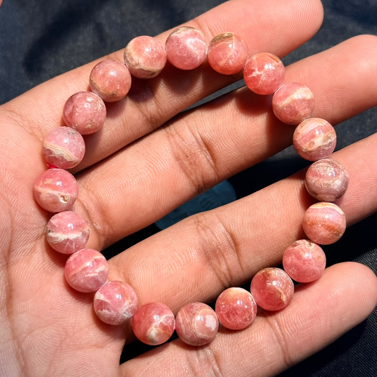Rhodochrosite AAA Bracelet (Love & Emotional Healing)