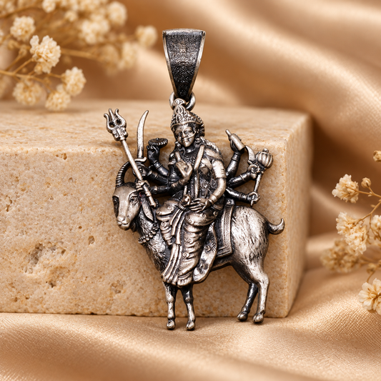 925 Silver Meldi Maa Pendant – 12 g (Protection & Blessings)