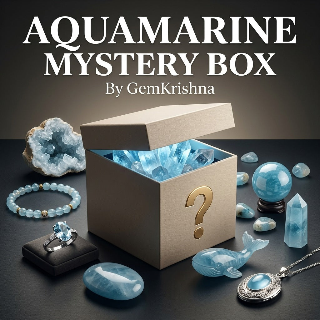 Aquamarine Crystal Mystery Box (Calmness and Clarity)