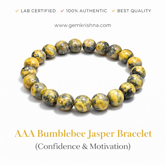 AAA Bumblebee Jasper Bracelet (Confidence & Motivation) premium GemKrishna product cover