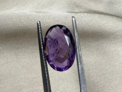 Natural Amethyst – Oval Stone  4.45 carat  ₹200/ct