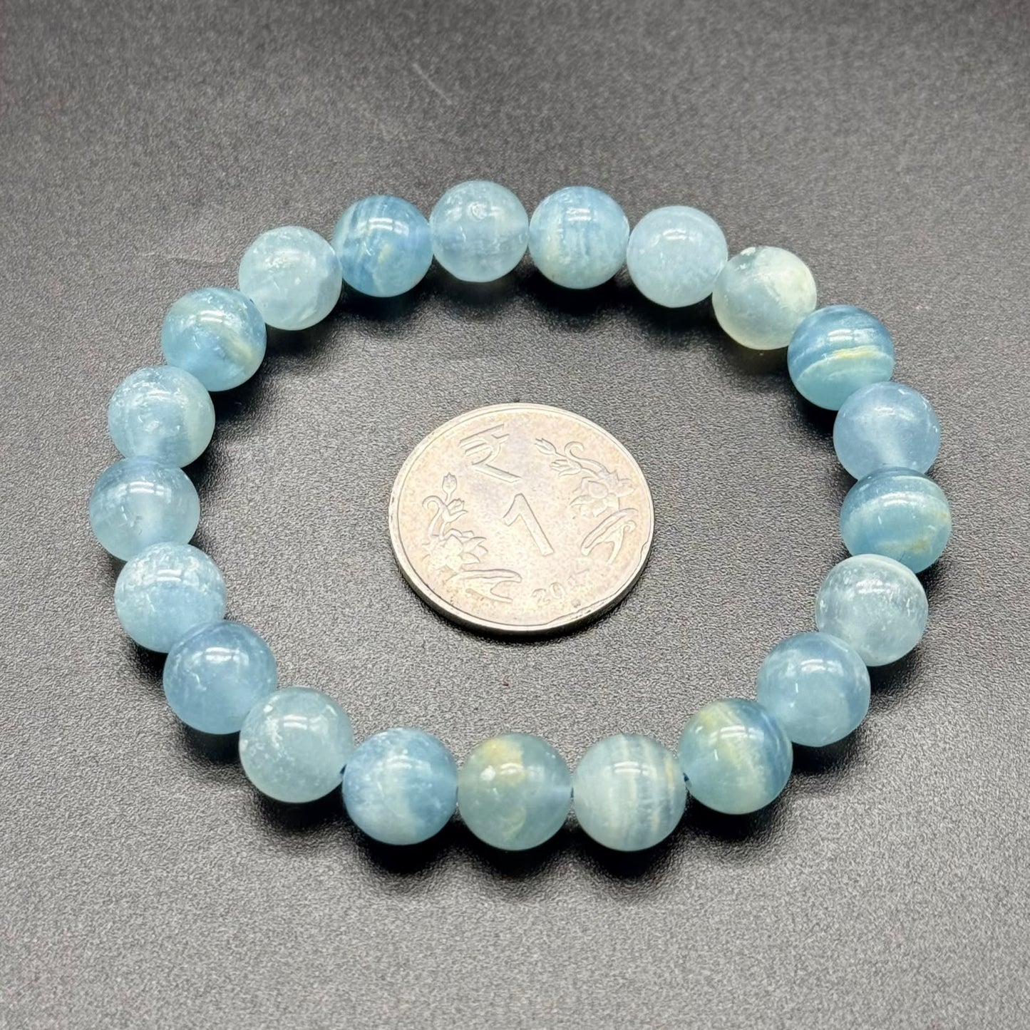 Blue Calcite AAA Bracelet (Calmness & Emotional Healing)