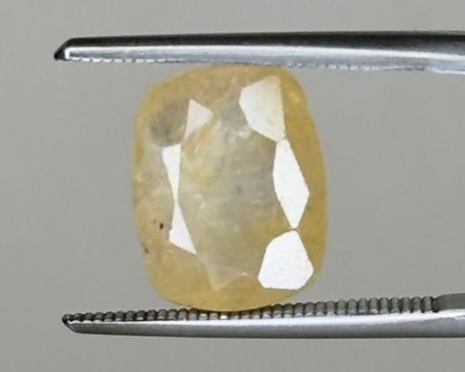 Natural Untreated Yellow Sapphire – 5.45 Carat Cushion Cut | Gemkrishna