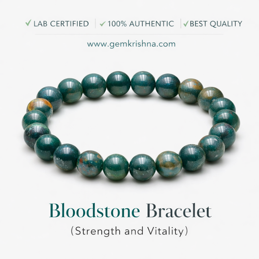 Bloodstone Bracelet (Strength and Vitality) premium GemKrishna product cover