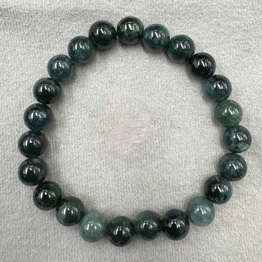 Natural Jadeite Star Quality Bracelet  8mm