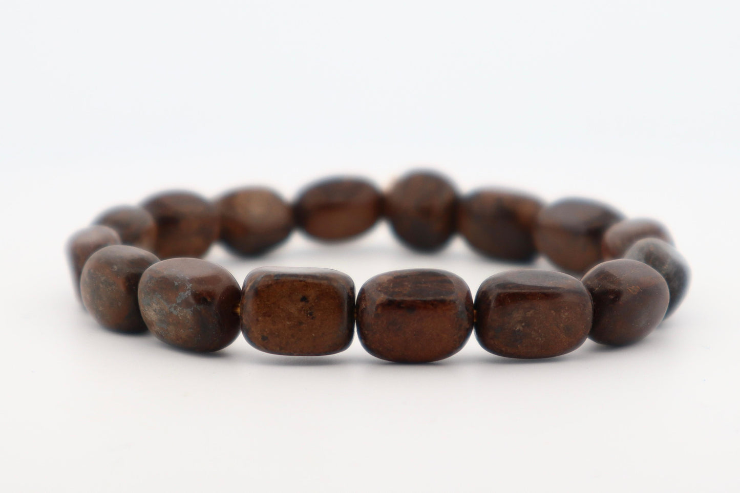 Bronzite Rectangle Tumble Bracelet – Protection, Grounding & Inner Strength