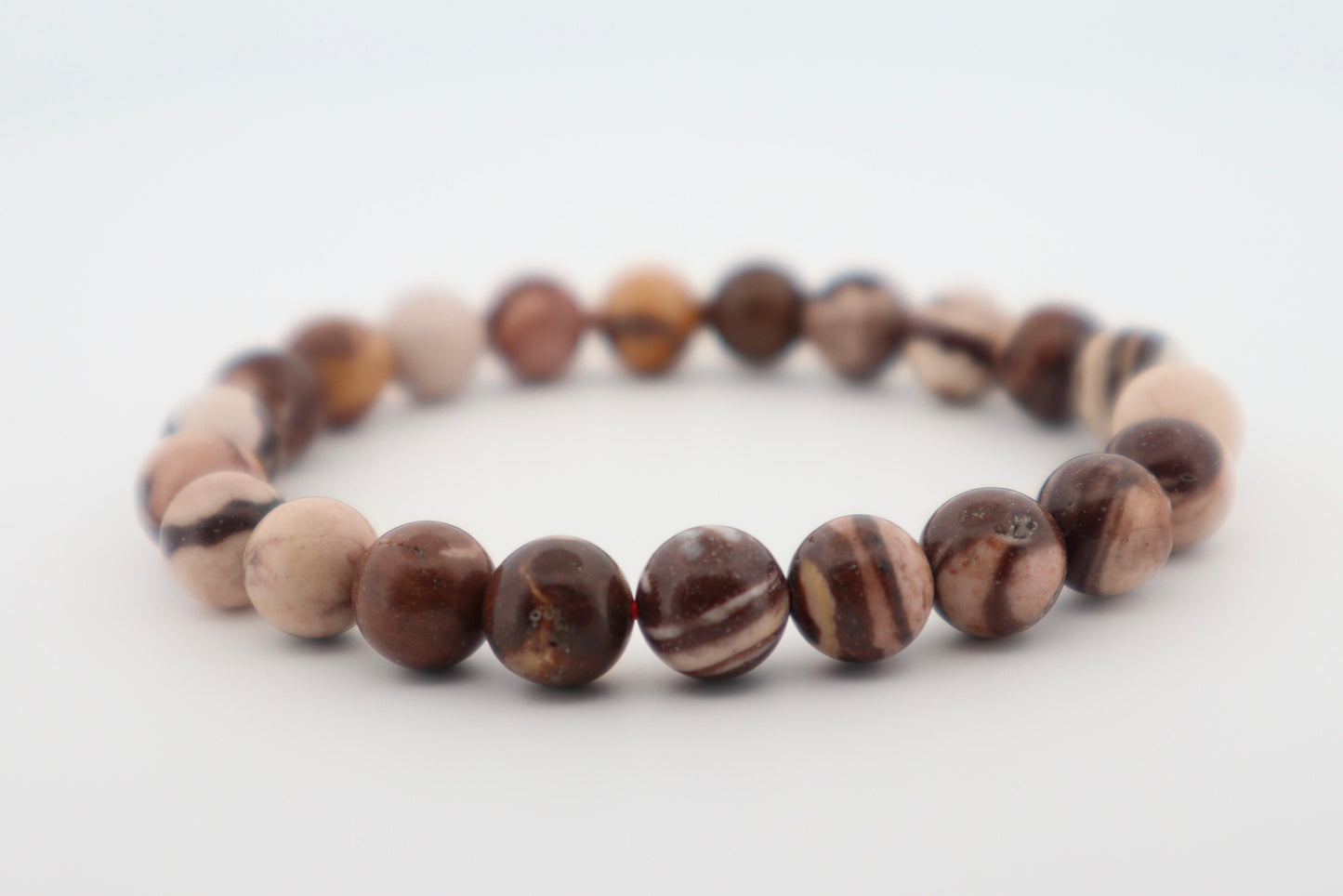 Brown Zebra Jasper Bracelet (Boosts Physical Endurance and Energy Levels) 🐾💪