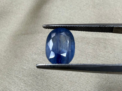Madagascar Natural Blue Sapphire Glass Filling Treatment  6.25 carat