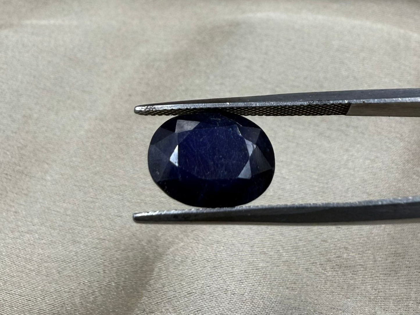 Madagascar Natural Blue Sapphire Glass Filling Treatment  6.17 carat