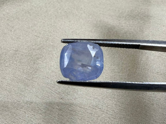 Natural Blue Sapphire  Cushion Mixed Cut  7.09 carat