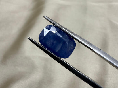Natural Blue Sapphire  Rectangular Mixed Cut  7.75 carat
