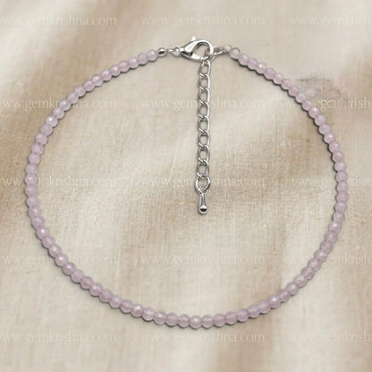 Pink Kunzite Anklet (Love and Emotional Healing)