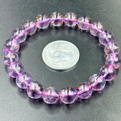 Bolivian Amethyst Bracelet (Peace and Spiritual Clarity)