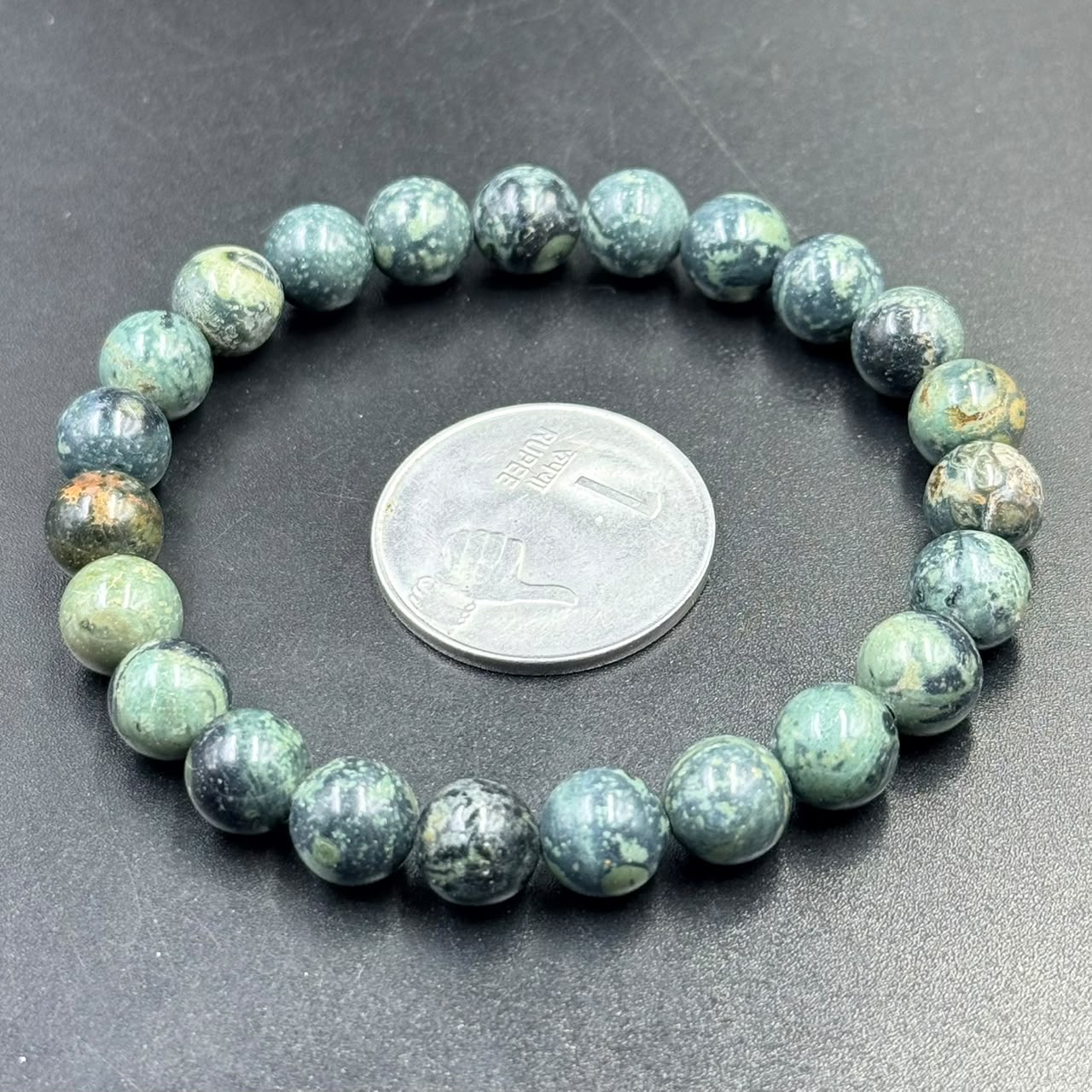 Kambaba Jasper Bracelet (Peace and Grounding)