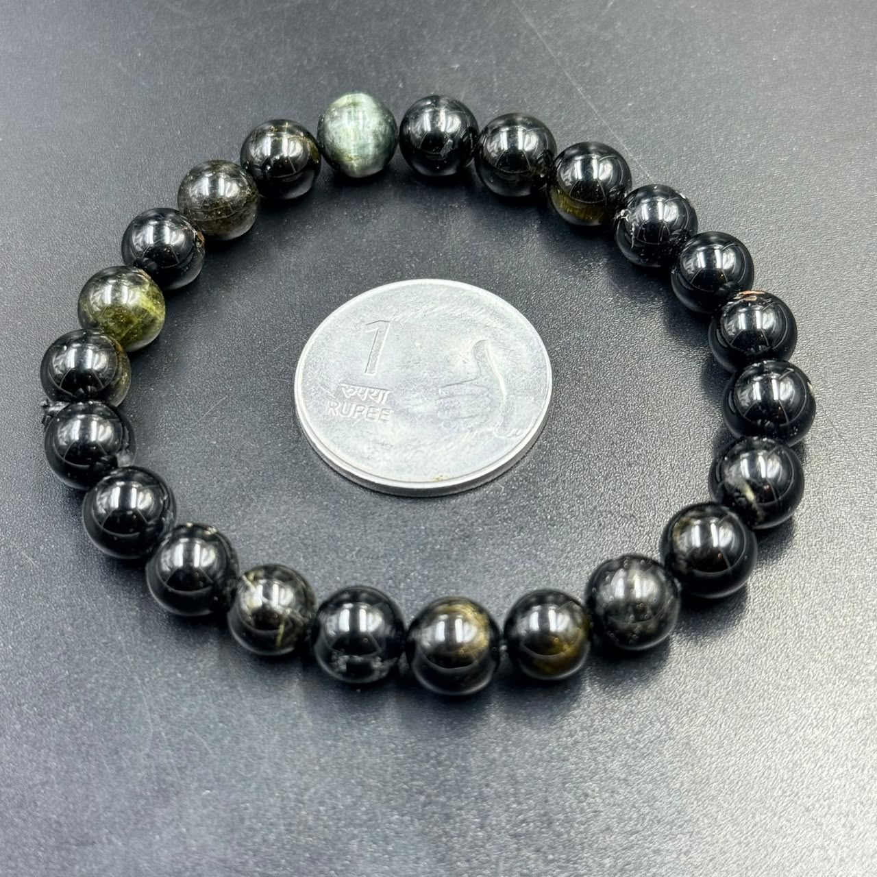 Natural Green Tourmaline Bracelet (Growth and Prosperity)