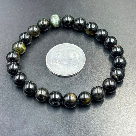 Natural Green Tourmaline Bracelet (Growth and Prosperity)