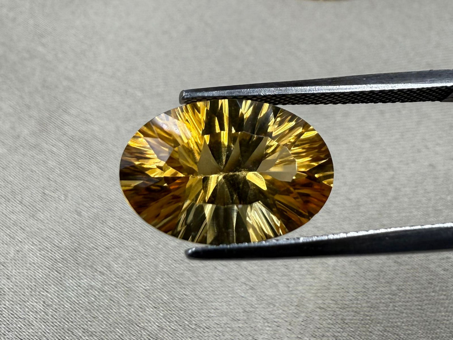Natural Citrine  Oval Cut Stone  5.27 carat