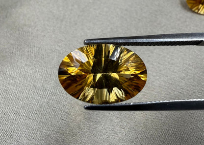 Natural Citrine  Oval Cut Stone  5.27 carat