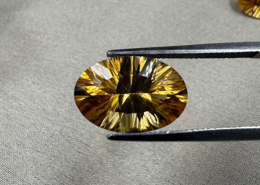 Natural Citrine  Oval Cut Stone  5.27 carat