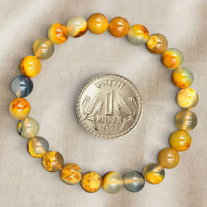 Yellow Sulemani Bracelet (Protection and Grounding)
