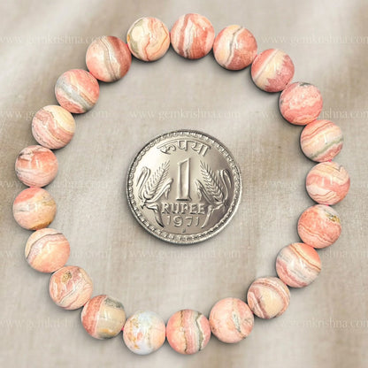 Rhodochrosite Bracelet (Love and Emotional Healing)