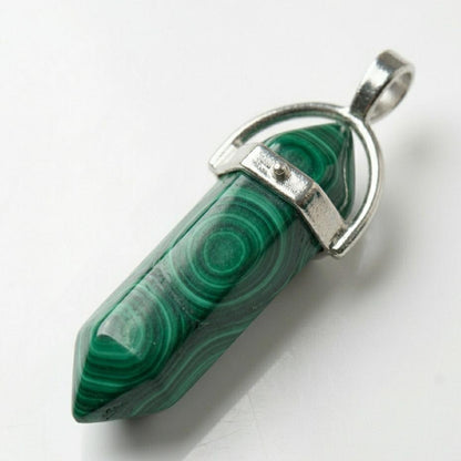 Malachite Pencil Locket (Transformation and Protection)