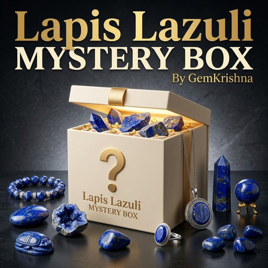 Lapis Lazuli Crystal Mystery Box (Wisdom and Spiritual Awareness)