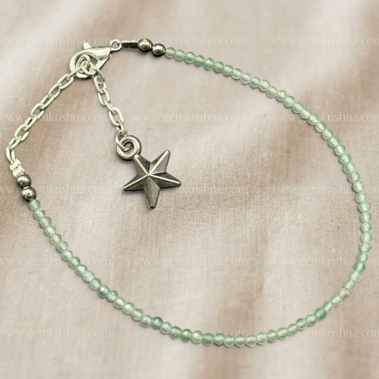 Green Aventurine Anklet (Luck and Prosperity)
