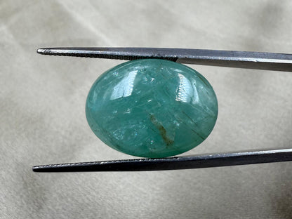 Natural Emerald  Round Shape cut stone  16.67 carat